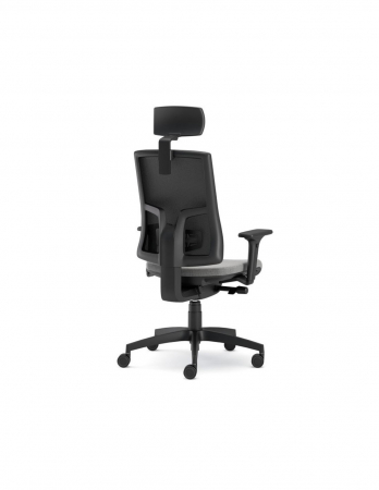 Scaun Ergonomic Pure Negru Mesh PDH cu Tetiera [3]