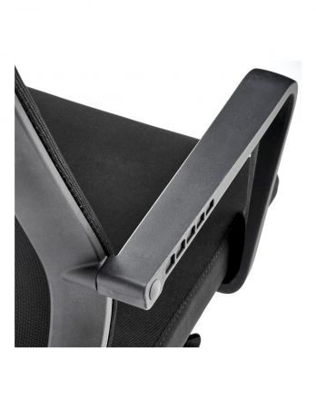 Scaun ergonomic mesh HM Fabio negru cu tetiera si spatar ventilat [11]