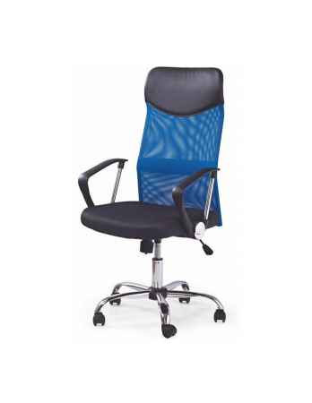 Scaun ergonomic de birou HM Vire albastru cu spatar mesh [1]