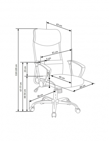 Scaun ergonomic Vire mesh verde cu baza cromata si brate [2]