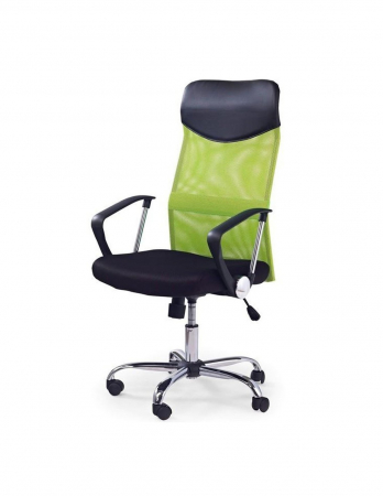 Scaun ergonomic Vire mesh verde cu baza cromata si brate [1]