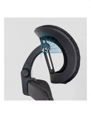Scaun ergonomic negru SYYT 9506 cu tetiera si brate ajustabile [6]