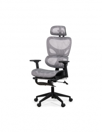 Scaun ergonomic SYYT 9508 gri cu tetiera si cotiere reglabile [3]