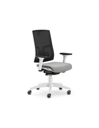 Scaune - Scaun ergonomic Pure Alb Mesh PDH
