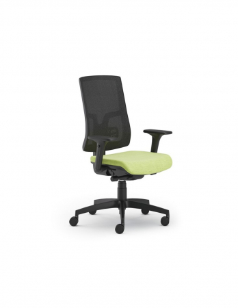 Scaun ergonomic Pure Negru Mesh PDH, cu spatar din plasa si sezut confortabil [1]