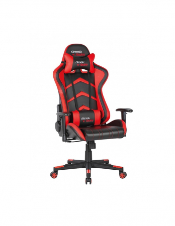 Scaune Gaming - Scaun gaming GN90 Indianapolis negru-rosu cu perne detasabile