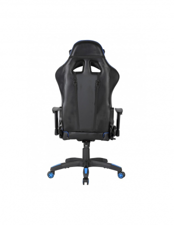 Scaun Gaming GN90 Silverstone Negru Albastru - Vedere Frontala [5]