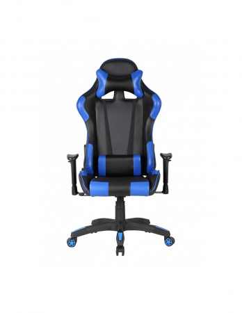 Scaun Gaming GN90 Silverstone Negru Albastru - Vedere Frontala [1]