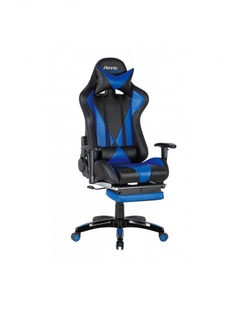 Scaune birou - Scaun Gaming GN90 Suzuka Negru Albastru