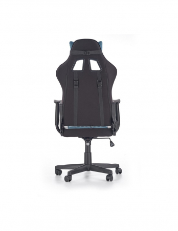 Scaun gaming HM Cayman gri-turcoaz cu perne de suport [3]
