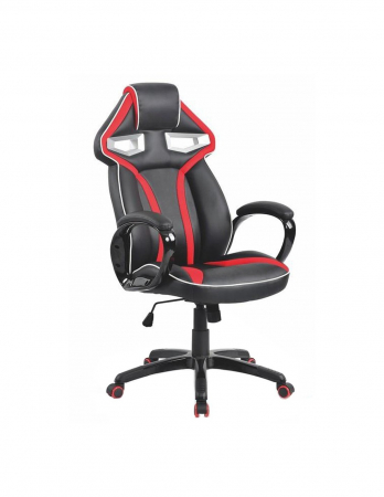 Scaune birou - Scaun Gaming HM Honor negru-roșu