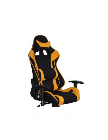 Scaun gaming SL Viper negru-galben, vedere frontală [4]
