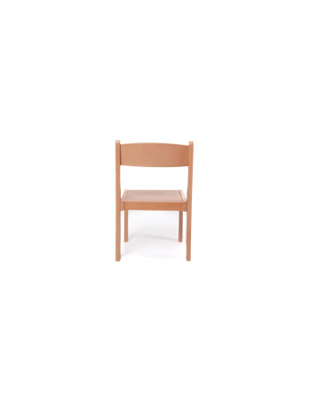 Scaun lemn gradinita Bambi culoare natur [2]