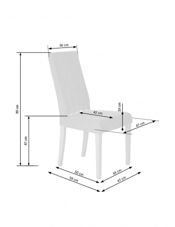 Scaune living - Scaun living Hm Diego gri - stejar