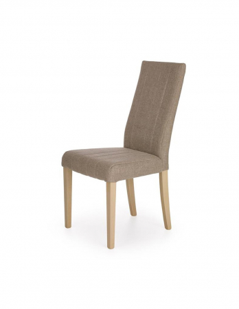 Scaune living - Scaun living Hm Diego maro din stofa si lemn masiv