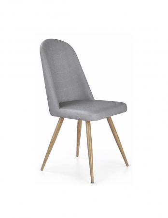 Scaune living - Scaun living HM K214 gri cu picioare fag