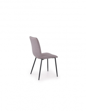 Scaun living HM K251 gri cu picioare metalice negre [1]