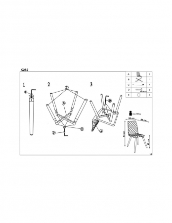 Scaun living HM K282 gri [5]