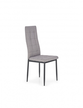 Scaune living - Scaun living HM K292 gri tapițat cu picioare metalice