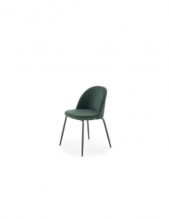 Scaune living - Scaun de living HM K314 verde cu picioare negre