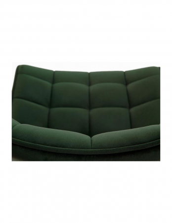 Scaun living HM K332 verde cu picioare metalice negre [2]