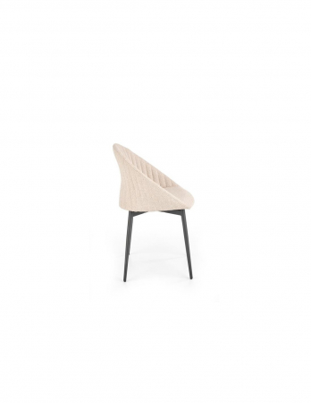 Scaun living HM K357 bej cu picioare metalice [3]