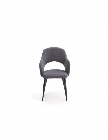 Scaun living HM K364 gri cu picioare negre [5]