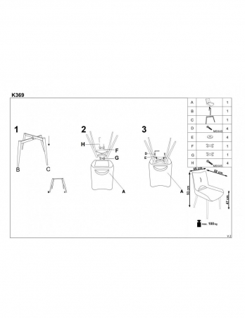 Scaun living HM K369 gri inchis [9]