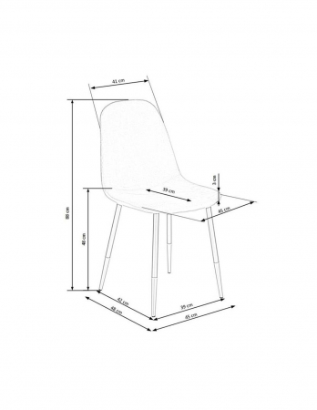 Scaun living HM K379 gri [2]