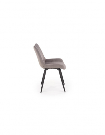 Scaun living HM K388 gri cu picioare metalice negre [5]