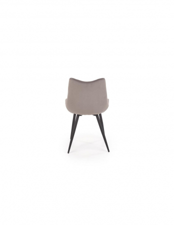 Scaun living HM K388 gri cu picioare metalice negre [2]