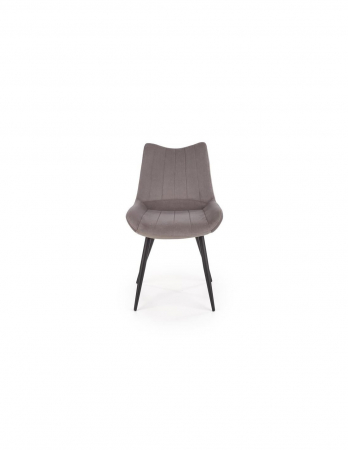 Scaun living HM K388 gri cu picioare metalice negre [1]