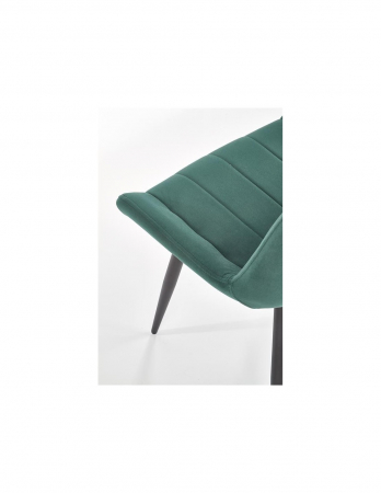Scaun living verde HM K388 cu picioare metalice negre [2]