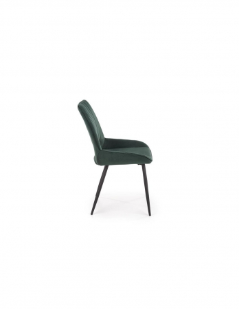Scaun de living HM K404 verde cu picioare metalice negre [3]
