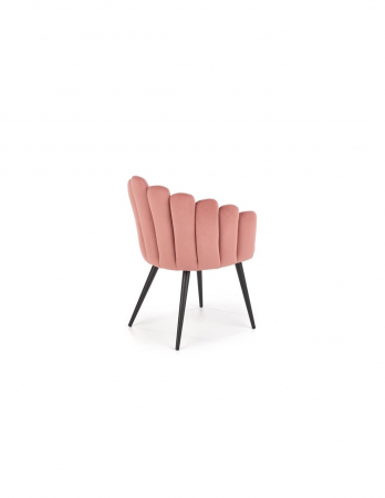 Scaun living HM K410 roz cu picioare negre [6]