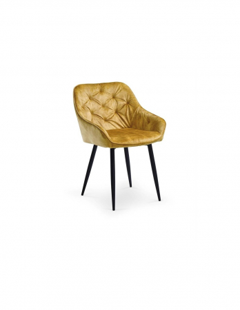 Scaun living HM K418 galben mustar [0]