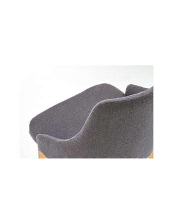 Scaun living HM Toledo gri inchis - stejar [2]
