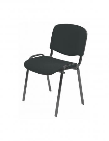 Scaun vizitator HM ISO negru cu cadru metalic [1]