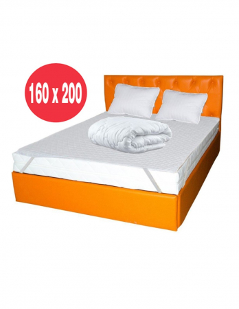 Saltele Spuma SuperComfort - Set Somn Hydra Comfort Flex 160x200 cu Perne, Husa si Pilota