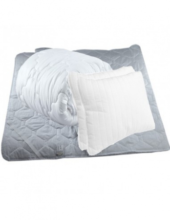 Set pat complet Lux Luna cu saltea superortopedică, 2 perne, husă și pilotă [3]