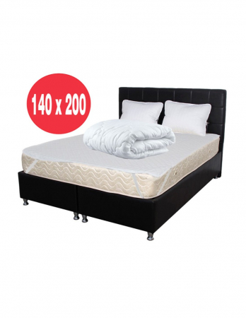 Saltele superortopedice - Set Avantaj cu saltea superortopedica SOFIA 140x200, perne, husa si pilota