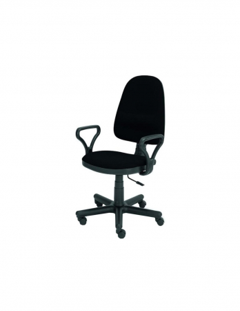 Set birou SL B07 cu suport monitor si scaun directorial HM Bravo negru [3]