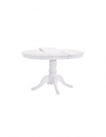 Set masa living HM William cu 4 scaune HM Barock, alb, design modern [4]