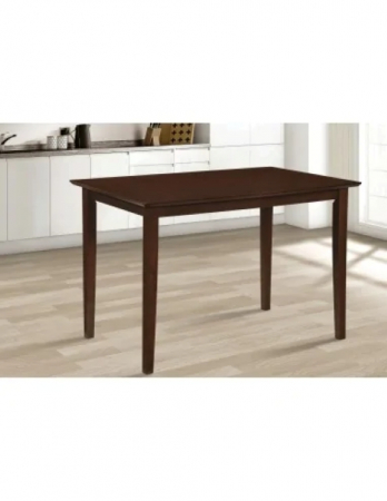 Set masa living si bucatarie Bali, MDF Furniruit, 112x72x74 cm si 4 scaune Vienna, lemn masiv, tapiterie stofa, 100 kg, nuc [3]