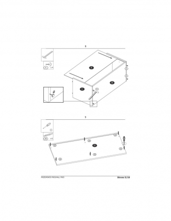 Set mobilier hol cu cuier, oglinda si bancă pantofar stejar wotan [6]