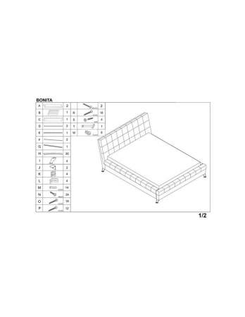 Set Pat HM Bonita bej + Saltea Neptun Memory Pocket Comfort 160x200 [3]