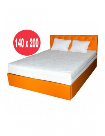 Saltele superortopedice - Set Saltea Cronos HR Spring Comfort 140x200 cu Doua Perne Microfibra