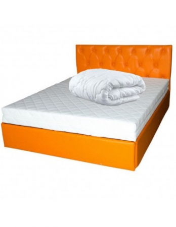 Saltele Spuma SuperComfort - Saltea Nova Comfort Flex 160x200 cu pilota iarna si tablie portocalie