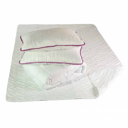 Set saltea Pocket Spring MILANO 140x200 cu perne si pilota [4]