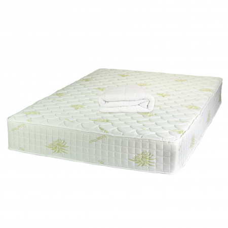 Set Saltea Pocket Spring MILANO 140x200x24 cu Pilota Microfibra 180x200